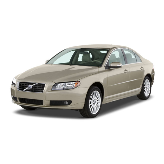 Volvo 2007 S80 Owner's Manual