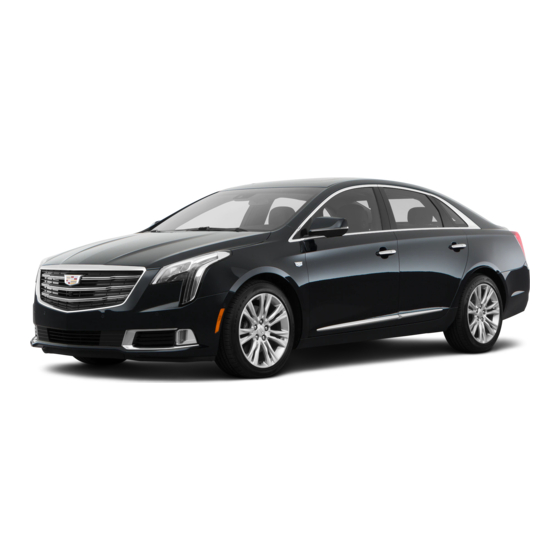 Cadillac XTS 2018 Owner's Manual