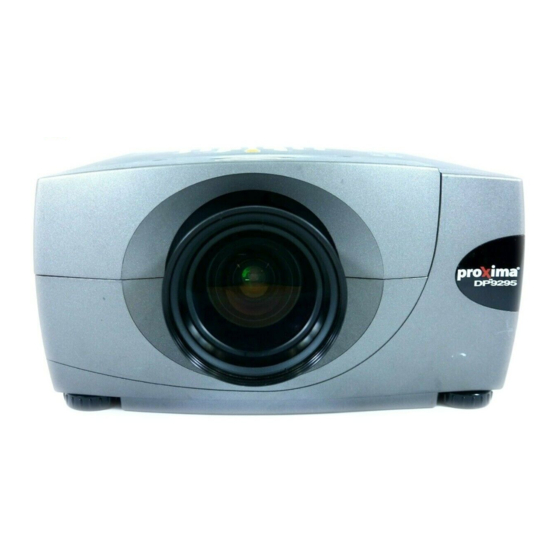 Proxima DP9295 Manual
