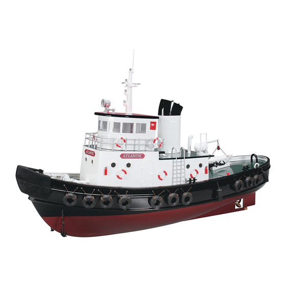 Hobbico AquaCraft ATLANTIC Harbor Tugboat Assembly And Operation Manual