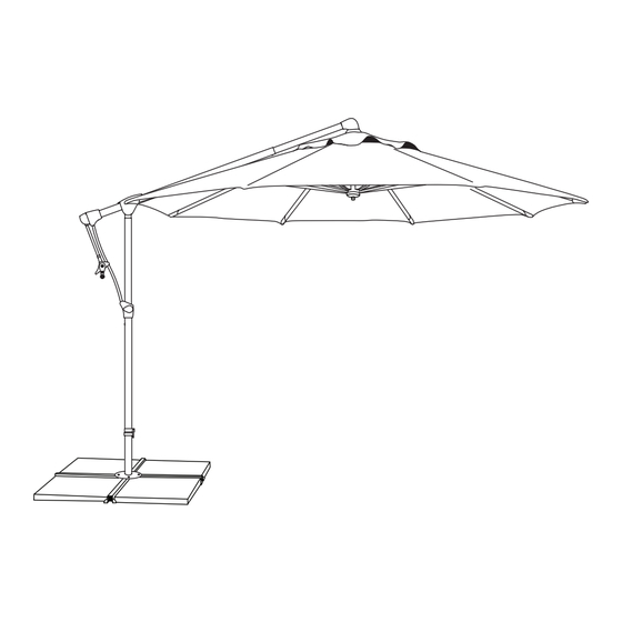 Treasure Garden AG19 CANTILEVER Series Assembly And Operation Manual