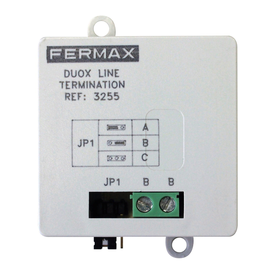 Fermax DUOX PLUS 3255 Quick Start Manual