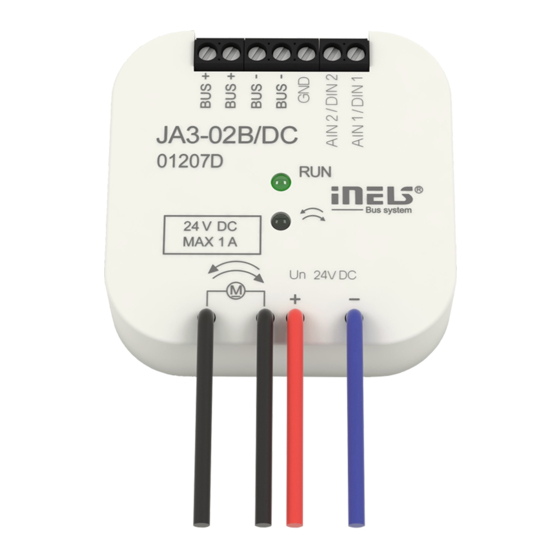 iNels JA3-02B/DC Manual