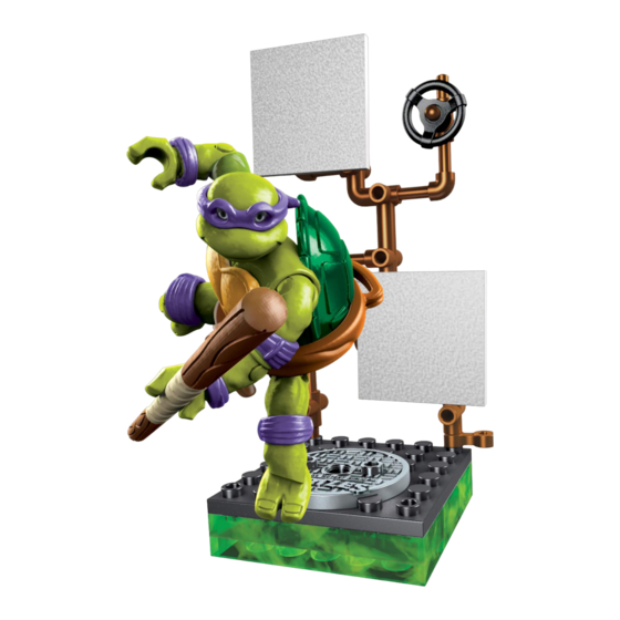 Mega Bloks Nickelodeon Teenage Mutant Ninja Turtles Donatello Classic Series Manual