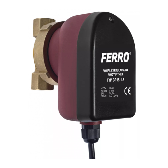 Ferro CP15-1.5 Installation And Operation Manual