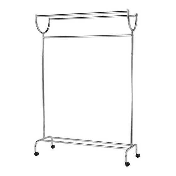 Argos Chrome Tidy Rail 875/8457 Assembly Instructions Manual