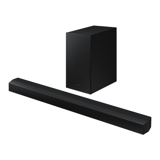 Samsung HW-B450 Soundbar with Subwoofer Manuals