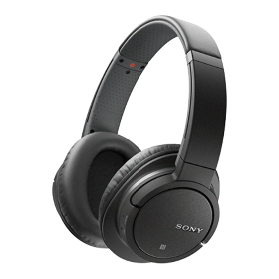 Sony MDR-ZX770BT Help Manual