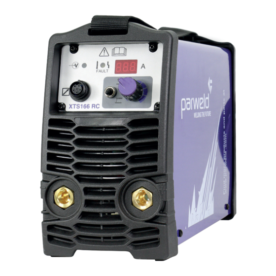Parweld XTS166 RC Operator's Manual