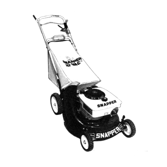 Snapper 21351 Manual