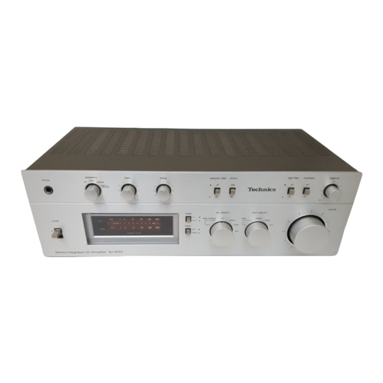 Technics SU-8055 X Service Manual