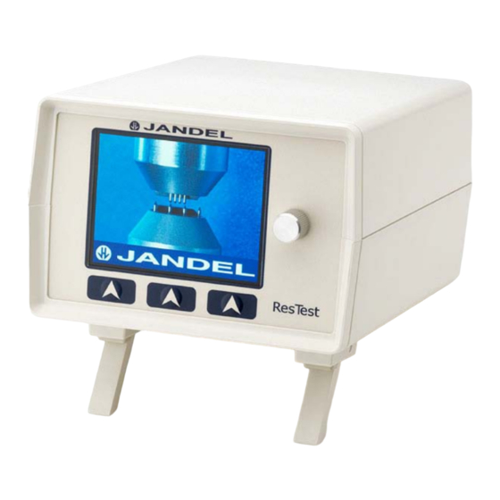 Jandel ResTest v1 User Instruction Manual