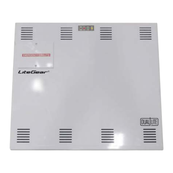 Hubbell DUAL LITE LiteGear LG375S Installation Instructions And User Manual