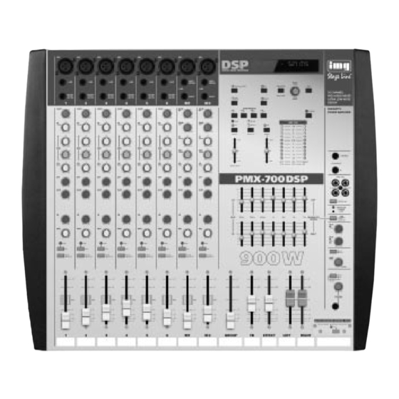 IMG STAGE LINE PMX-700DSP Instruction Manual