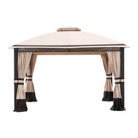 Berkley Jensen FABRIC TOP GAZEBO Assembly Instructions Manual