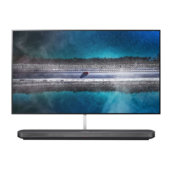 LG SIGNATURE OLED65W9PVA Manuals