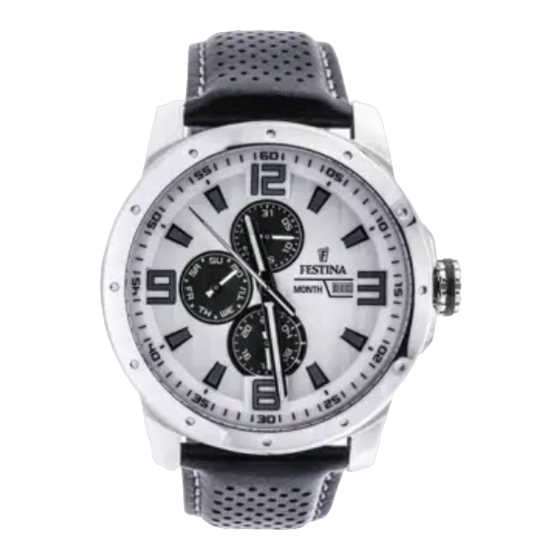 Festina IFM6P89 Instruction Manual