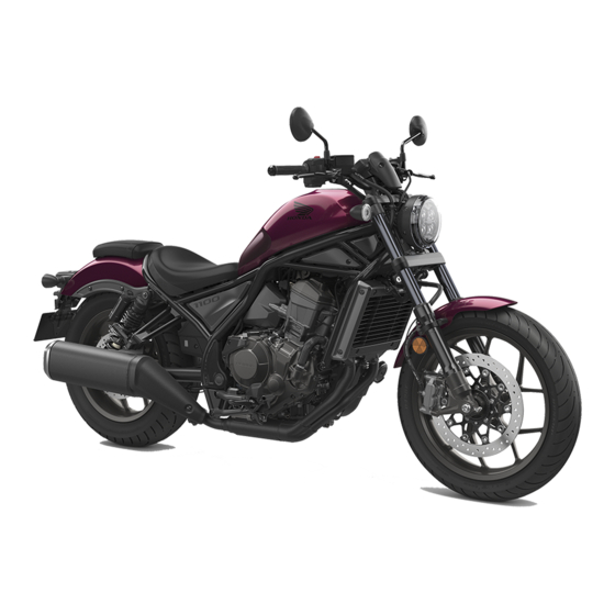 Honda CMX1100D 2021 Owner's Manual