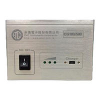 EMC CG 500 Operation Manual