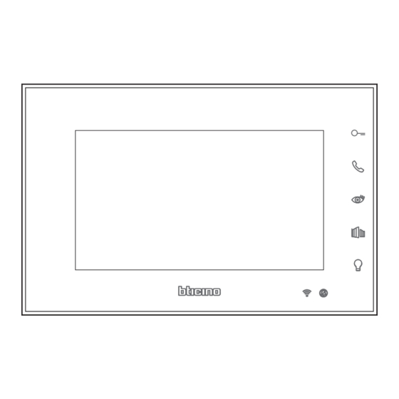 Bticino 335254 Manual