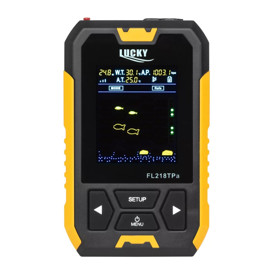 LUCKY FL218TPA-T- Fish Finder Manual