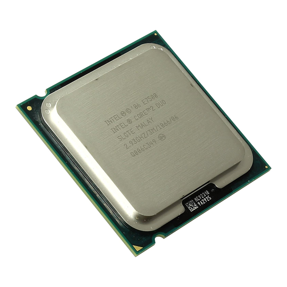 Intel E7500 Design Manual
