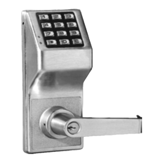 ALARM LOCK TRILOGY DL5200 PROGRAMMING INSTRUCTIONS MANUAL Pdf Download