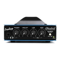 Radial Engineering Headload Prodigy User Manual