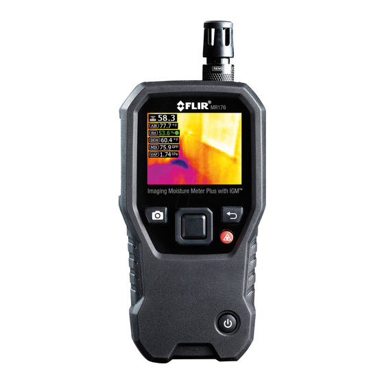 FLIR Imaging Moisture Meter Plus IGM MR176 Getting Started