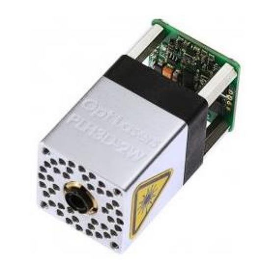 Opt Lasers PLH3D-2W Quick Setup Manual