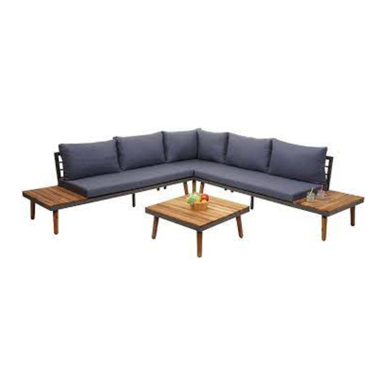 Mendler Poster Sofa Set 190140 Assembly Instructions Manual