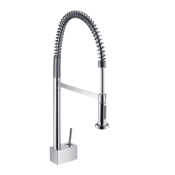 Hans Grohe AXOR Starck Semi-Pro 10820000 Instructions For Use/Assembly Instructions