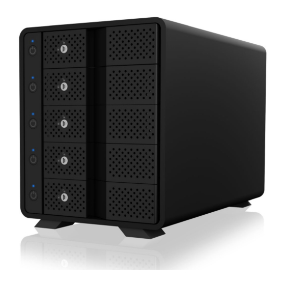 ICY BOX IB-2240SSK - Array Di Dischi Rigidi Esterno Nero, Alloggiamento Per 2x 3.5"