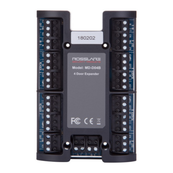 Rosslare MD-D04B Installation Manual
