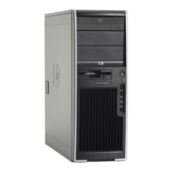 HP Xw4400 - Workstation - 2 GB RAM Manuals