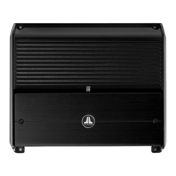 JL Audio XDM600/1 Owner's Manual