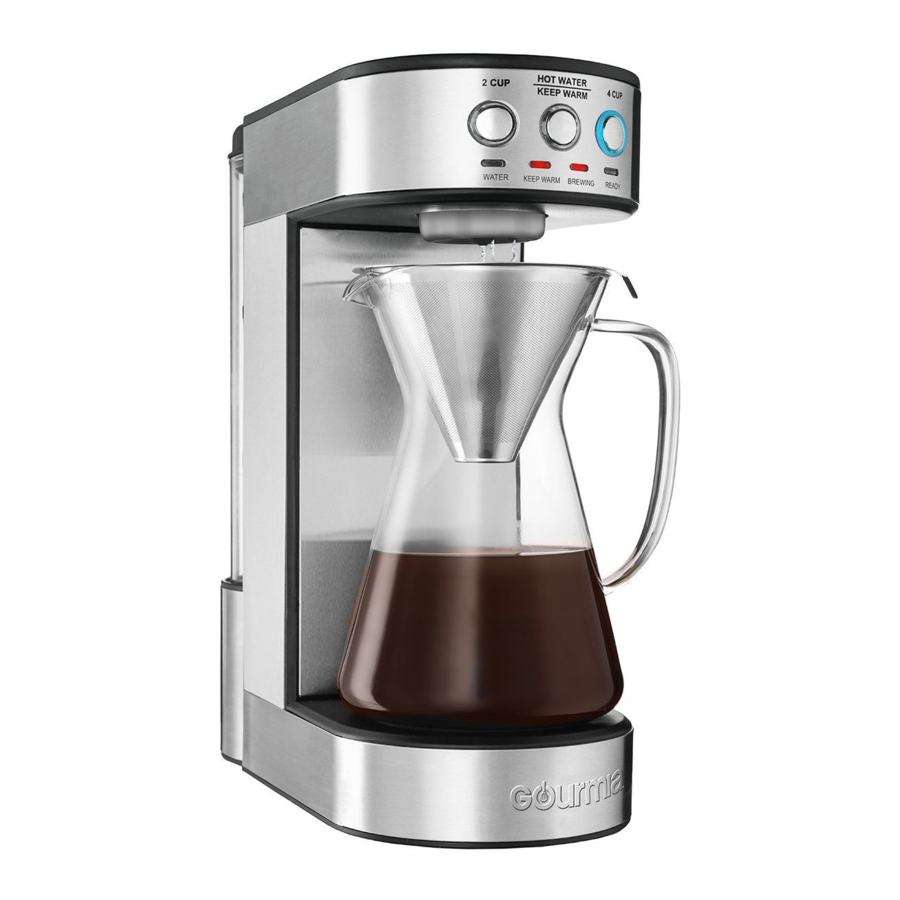 Gourmia GCM4900 - Pour Over Coffee Maker Manual