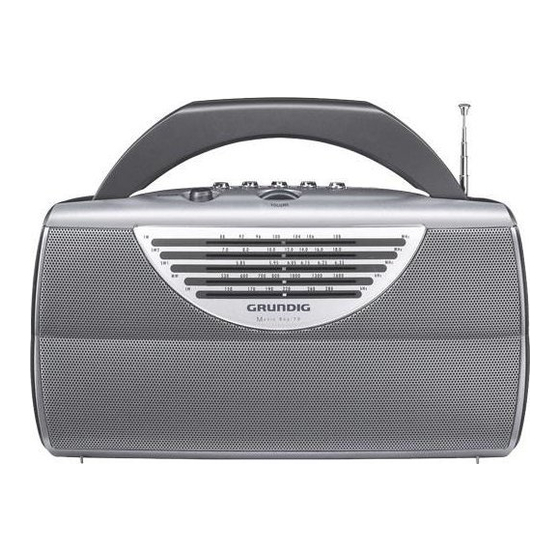 Grundig Music Boy 70 User Manual