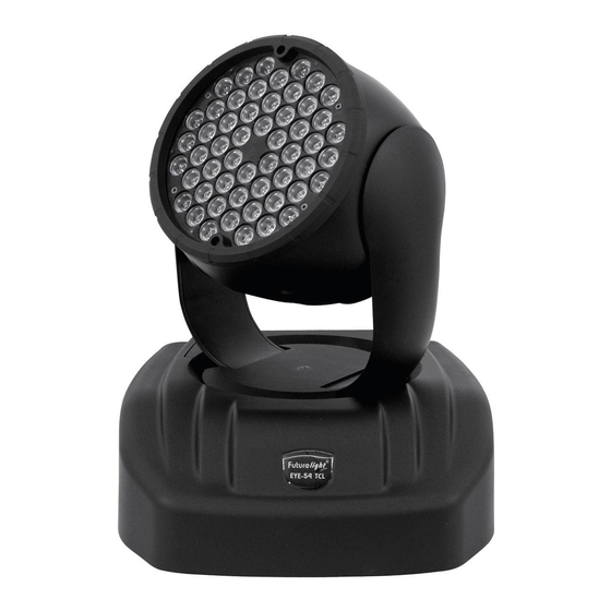 Future light EYE-54 TCL LED Head Wash Manuals