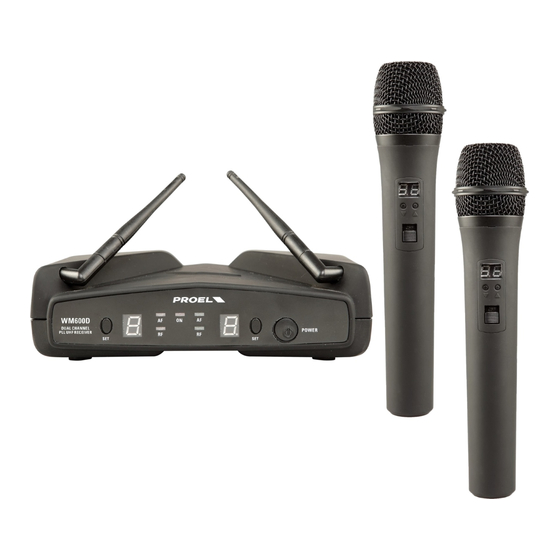 PROEL WM600D User Manual