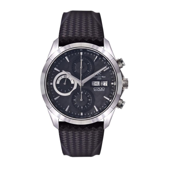 Christopher Ward C700 Chronograph Watch Manuals