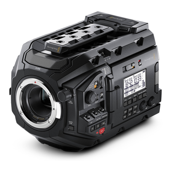 Blackmagicdesign Blackmagic URSA Mini Installation And Operation Manual