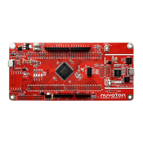 Nuvoton NuMicro M483 Series User Manual