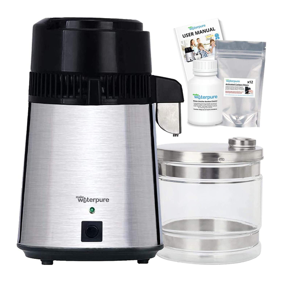 Make Water Pure Water Distiller Series User Manual