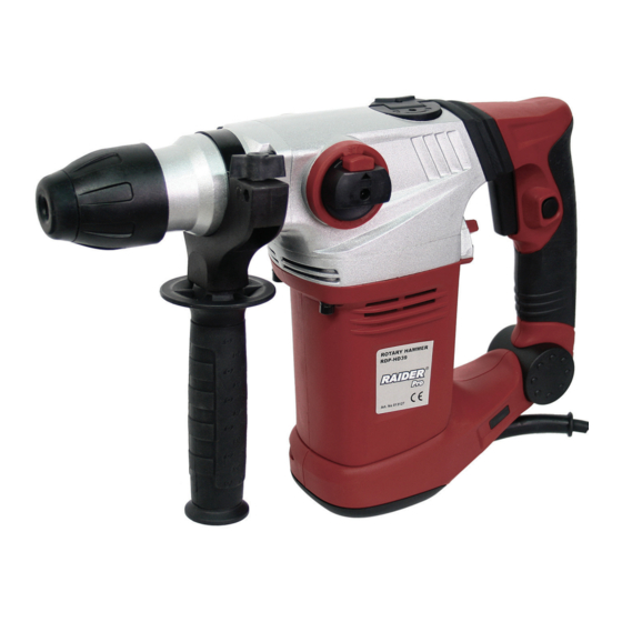 Raider RDP-HD39 User Manual