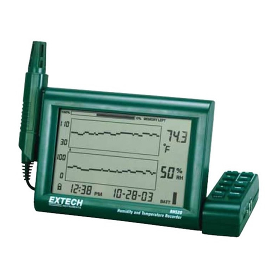 FLIR Extech Instruments RH520A Recorder Manuals