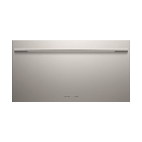 Fisher & Paykel INTEGRATED COOLDRAWER RB90S Installation Manual