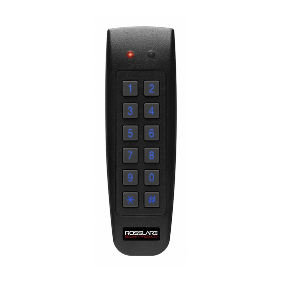 Rosslare AYC-G60 Installation And Programming Manual