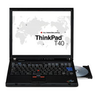Ibm ThinkPad T40 2373 Install Manual