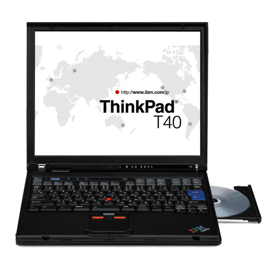 IBM ThinkPad T40 2373 Install Manual